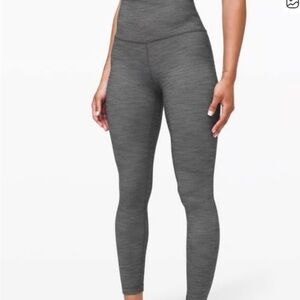 Lululemon Align Pant II 25" leggings in Mini Heathered Herringbone Heathered